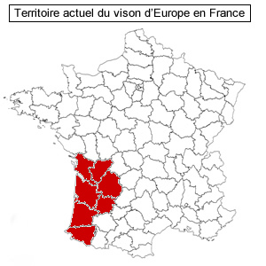 présence vison en France