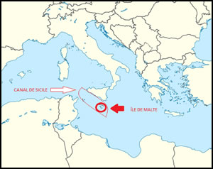 répartition raie de Malte