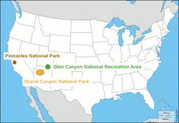 carte des USA