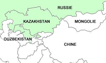 carte kazakhstan