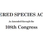 The Endangered Species Act