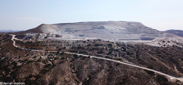 Mine de kaolin, Milos