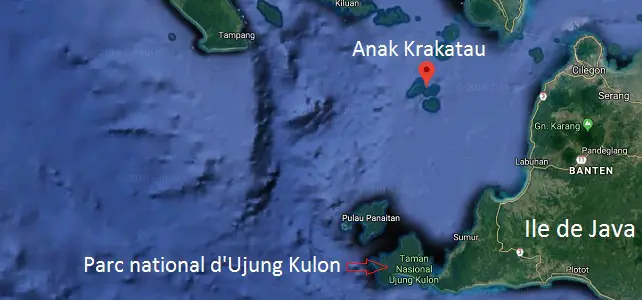 Carte Krakatau