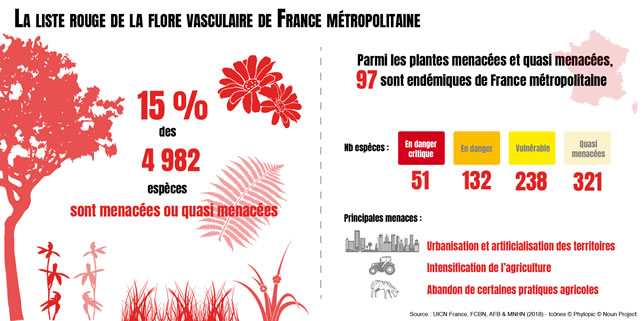 liste rouge flore