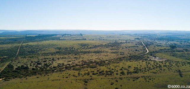 Sanctuaire Shamwari vu du ciel