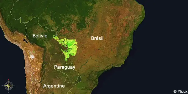 localisation du pantanal
