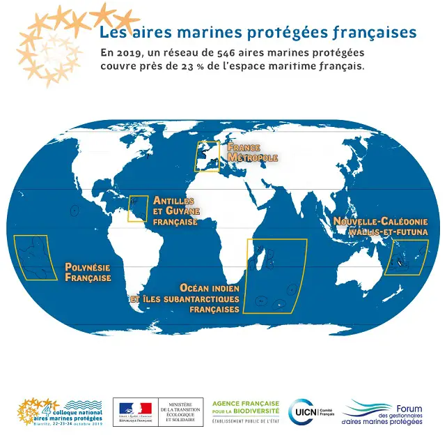 Aires marines protégées en France