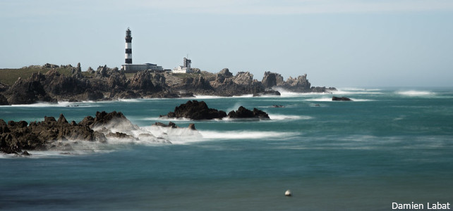 phare et rivage d'ouessant