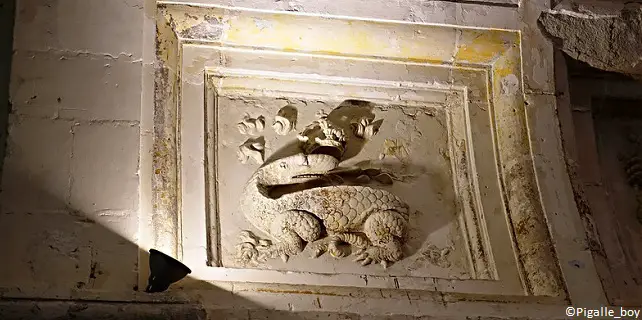Salamandre au château de Chambord