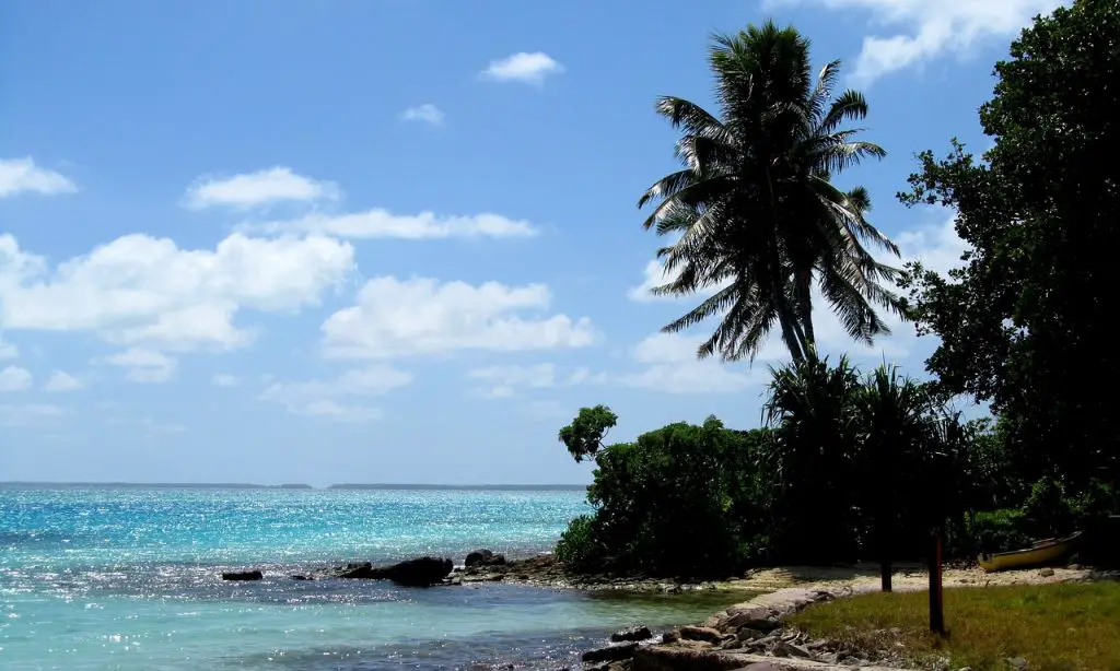 Kiribati attise le changement climatique des îles
