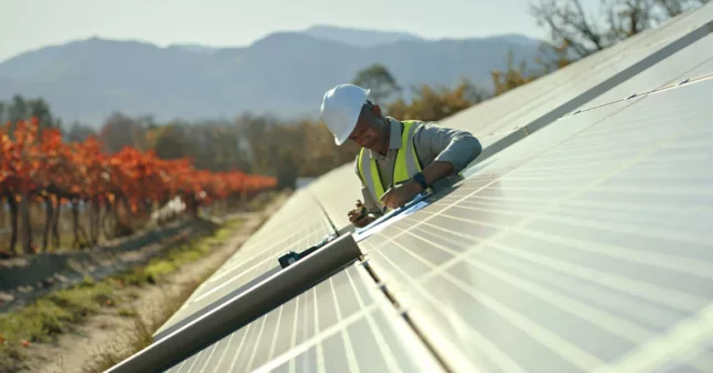 installation de panneaux solaires