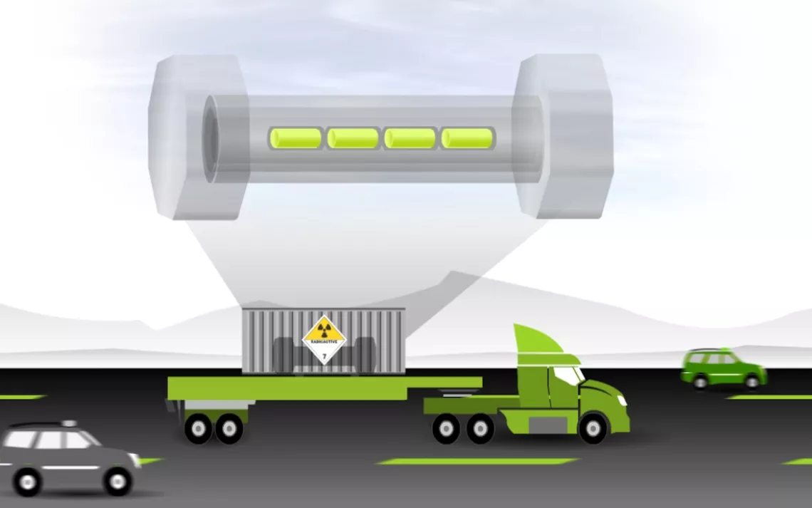 Les camions RadWaste roulent Espècesmenacées.fr