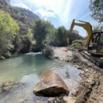 Améliorations au cours de la rivière Zumeta grâce au retrait de deux azudes