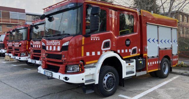 Cataluña incendios bomberos