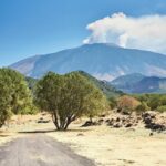 Temps et minute du volcan Etna