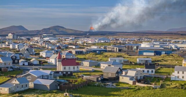 volcán Islandia erupción reiteradamente