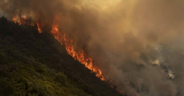 Ourense llamas incendios forestales Ávila Las Hurdes