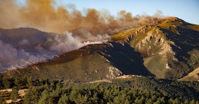 incendio forestal Pico Lobo arrasado 2400 hectáreas