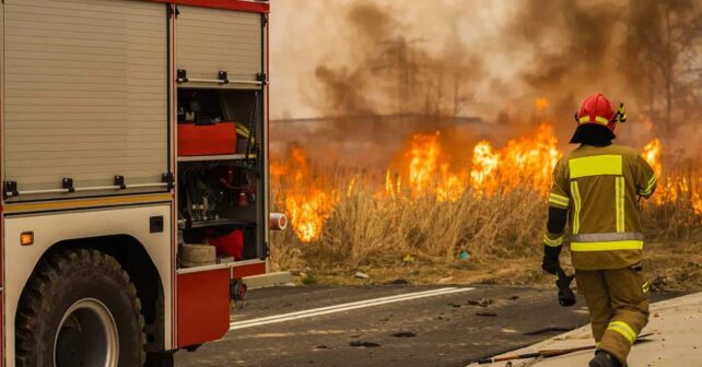 3000 bomberos forestales España exigen apagar fuego invierno mejoras condiciones laborales