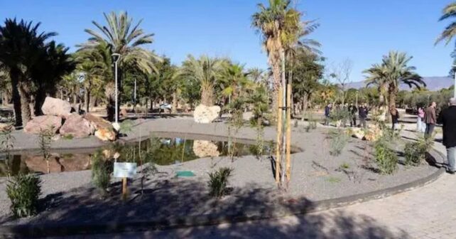 Renaturalización del parque El Boticario en Almería como pulmón verde