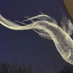 Les écologistes dénoncent les sculptures lumineuses dans la rivière Manzanares