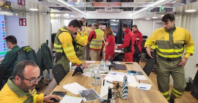 El MITECO refuerza la coordinación frente a incendios forestales con un ejercicio conjunto en la Sierra de Gata
