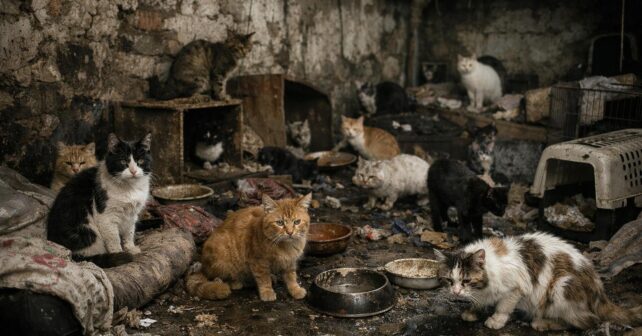 23 chats sauvés in extremis dans une cave insalubre du Pas-de-Calais