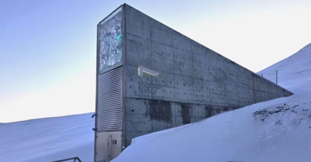 Instalación donde la bóveda de semillas de Svalbard gana el Princesa de Asturias