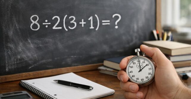 Défi mathématique : saurez-vous résoudre cette équation en moins de 30 secondes ?