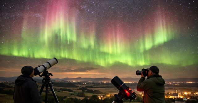 « Je nʼai jamais vu une telle intensité » : ce phénomène dʼaurores boréales en France a stupéfié les astronomes