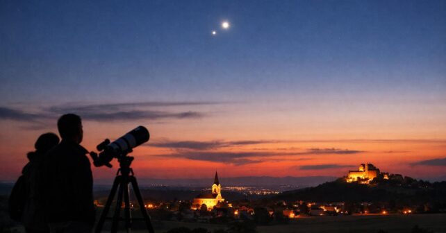 Où admirer la conjonction spectaculaire de Vénus et Jupiter qui illuminera le ciel français pendant trois nuits consécutives
