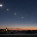Spectacle exceptionnel cette nuit avec un alignement planétaire visible sans instrument depuis presque toute la France