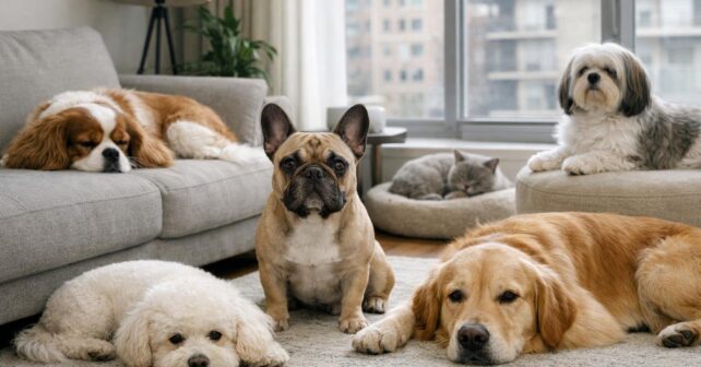 Top 9 des races de chiens les plus calmes en appartement