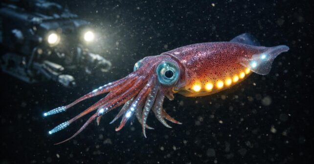 Une espèce inattendue de calamar bioluminescent découverte dans les abysses du Pacifique intrigue les biologistes marins