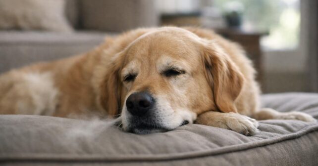 Votre chien soupire fort en se couchant : ce que cette habitude révèle de son état dʼesprit