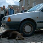 « Elle dormait sous une voiture » une oursonne égarée provoque un attroupement dans un village des Pyrénées