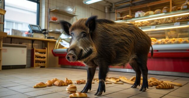 ʼOn a entendu du bruit dans la réserveʼ : un sanglier enfermé toute une nuit dans une boulangerie de Charente-Maritime