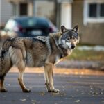 Un loup repéré en plein après-midi dans un lotissement de lʼAin la présence confirmée par lʼOFB