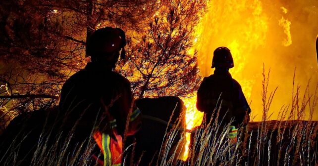 Sumar culpa al negacionismo climático del incendio de Los Gallardos y exige más prevención