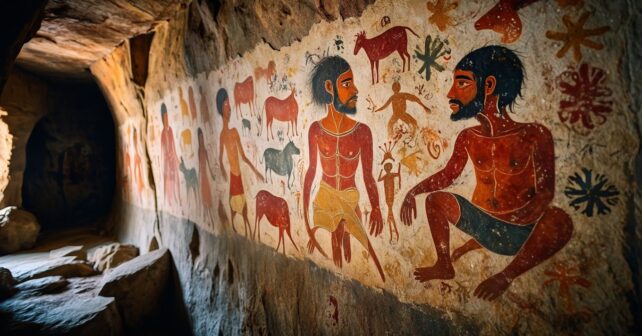Des peintures préhistoriques parfaitement conservées découvertes derrière un éboulement dans une grotte