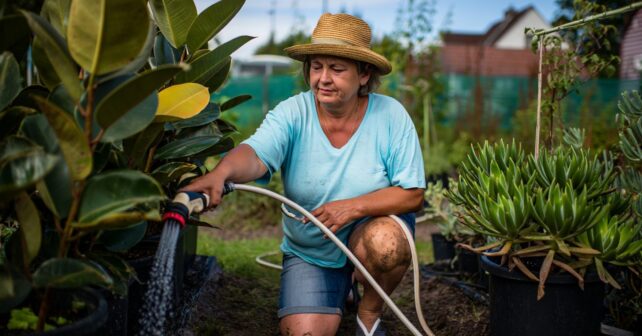 Lʼerreur dʼarrosage que presque tout le monde fait en pleine canicule et qui fait jaunir les plantes