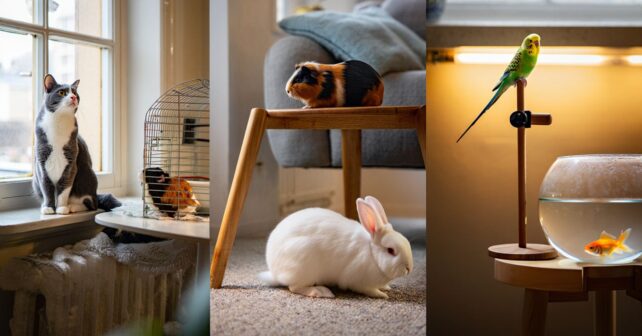 Ni chat ni chien : les 5 animaux de compagnie les plus attachants pour un petit appartement