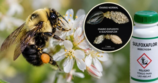 El daño de este pesticida no se ve a simple vista pero ataca directamente los ovarios de las abejas y podría estar reduciendo el número de crías que nacen cada temporada