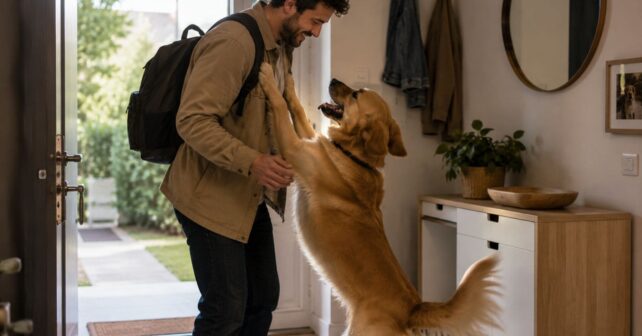 Los adiestradores caninos avisan: si saludas a tu perro cuando entras en tu casa, «es la semilla de la mala educación»