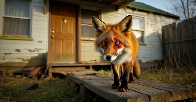 Des renards viennent chaque soir devant la même maison : la raison remonte à dix ans en arrière