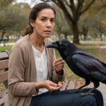 Elle nourrit une corneille chaque matin : trois ans plus tard lʼoiseau se met à lui rapporter des objets