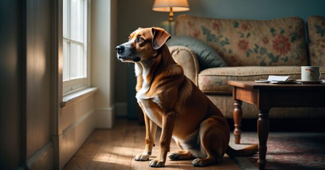 Un chien fixe le même mur toutes les nuits : son maître installe une caméra et comprend enfin