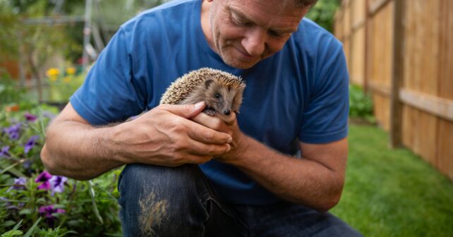 Un homme sauve un hérisson dans son jardin : lʼannée suivante lʼanimal revient accompagné
