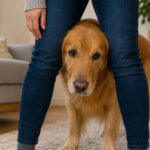 Des vétérinaires experts expliquent pourquoi votre chien met sa tête entre vos jambes et ils sont d'accord : voici comment vous devez réagir